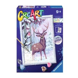 Malowanka CreArt dla dzieci: Zimowi przyjaciele 200788 RAVENSBURGER malowanie po numerach