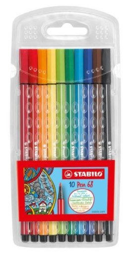 Flamastry STABILO Pen 68 etui 10 szt. 6810/PL