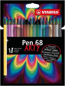 Flamastry STABILO Pen 68 etui 18 szt. ARTY 6818-1-20