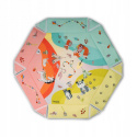 JENNY 130x130cm Lionelo Duża mata edukacyjna interaktywna Multicolor