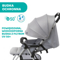 OHLALA 3 Chicco ultra lekki wózek spacerowy, składana rączka, waga 4,2 kg - Grey Mist