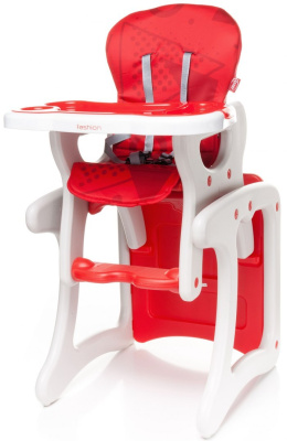 4Baby Krzesełko STOLIK do karmienia FASHION RED