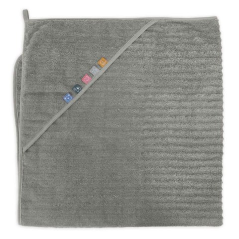 CEBA 815-125-260 Ręcznik dla niemowlaka Grey Wave Line 100x100