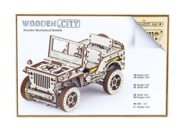 Drewniane puzzle mechaniczne 3D Wooden.City - Auto 4x4 #T1