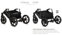 VIVA 4 Luxury 2w1 Tutis wózek wielofunkcyjny - 061 Amber Gold