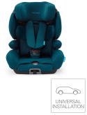 Tian Elite Recaro 9-36 kg 9 miesięcy - 12 lat Test ADAC fotelik samochodowy dla dzieci do 12 roku - Select Teal Green