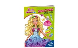 Książka Barbie Dreamtopia. Brokatowe ubieranki Brokatowe naklejki SDLB-1401 AMEET