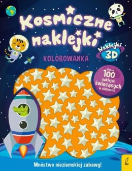 Książka Kosmiczne naklejki. Kolorowanka FOKSAL