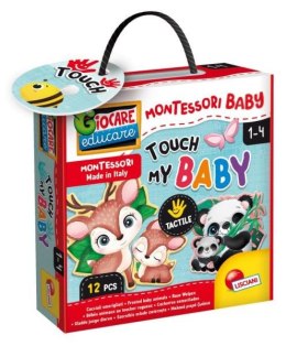 Montessori Baby Touch My baby gra skojarzeniowa dla najmłodszych pudełko LISCIANI 92673 p6