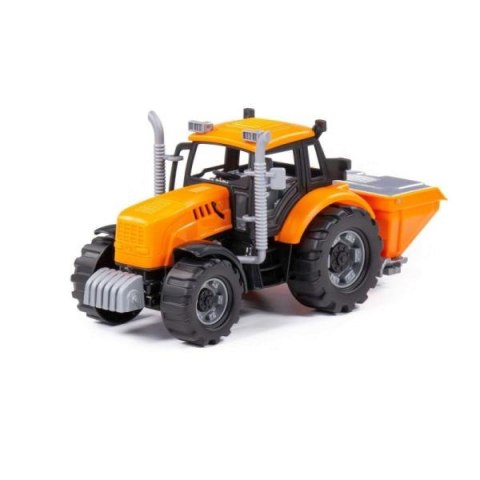 Polesie 91246 Traktor "Progress" inercyjny pomarańczowy w pudełku