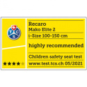 Mako Elite 2 Recaro 100-150 cm i-Size 15-36 kg około 3,5-12 lat fotelik samochodowy dla dzieci do 12 roku - Select Sweet Curry