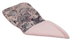 Wkładka do wózka bawełna minky kwiaty różowe Dodo
