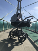 MOMMY Special Edition 3w1 BabyActive wózek głęboko-spacerowy + fotelik samochodowy Kite 0-13kg - Air Rose Gold