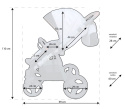 MOMMY Special Edition 3w1 BabyActive wózek głęboko-spacerowy + fotelik samochodowy Kite 0-13kg - Jungle Gold