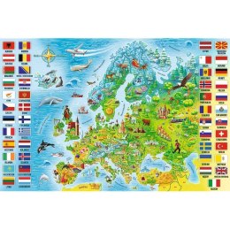 Puzzle 160 edu mapa europy
