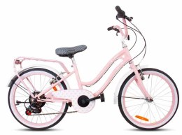 Rowerek dla dziewczynki 20 cali Heart bike - różowy