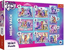 TREFL 90389 Puzzle 10w1 Lśniące Kucyki Pony*