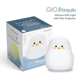 INNOGIO ING-100 Lampka silikonowa Pingwin z projektorem*