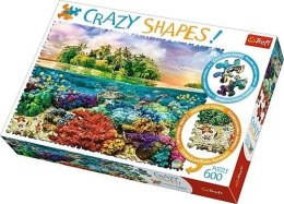 TREFL 11113 Puzzle 600 Crazy Shapes Tropikalna wyspa