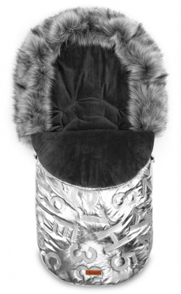 Zimowy Śpiworek Aspen SENSILLO nieprzemakalny 95x45 - Silver