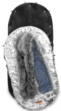 Zimowy Śpiworek Aspen SENSILLO nieprzemakalny 95x45 - Silver