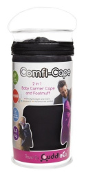 CuddleCo Comfi-Cape 2w1 Śpiworek do wózka lub nosidła - czarny/szary