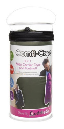 CuddleCo Comfi-Cape 2w1 Śpiworek do wózka lub nosidła - khaki/czarny