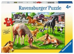 Puzzle 60el Szczęśliwe konie 051755 Ravensburger