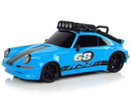 Samochód Sportowy 1:18 Niebieski Koło Zapasowe Pilot