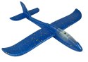 Duży Samolot Styropianowy Szybowiec Niebieski