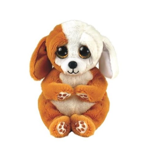 Maskotka Beanie Babies RUGGLES pies brązowo-biały 15cm 40699