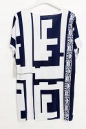 BLUZKA kimono GRANAT BIEL r 42