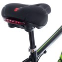 L-BRNO Siodełko rowerowe sportowe wygodne pianka elastyczna lampka LED