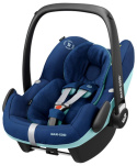 Pebble Pro i-Size Maxi-Cosi + Frotte fotelik samochodowy od urodzenia do ok. 12 miesiąca życia 45 cm do 75 cm - Essential Blue