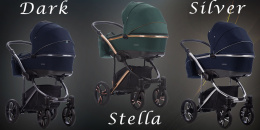 Bresso Premium Class Bebetto - stelaż konstrukcja wózka dziecięcego - PC SILVER