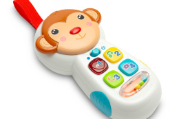 Edukacyjna interaktywna Telefon MAŁPKA Toyz