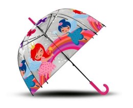 Parasolka przezroczysta automatyczna 48cm Fairy Princess KL11368 Kids Euroswan