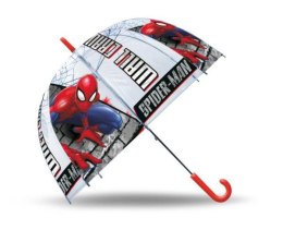 Parasolka przezroczysta automatyczna 48cm Spiderman SP50024 Kids Euroswan