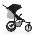 HELSI Kinderkraft Sportowy trójkołowy wózek do biegania do 22 kg - DEEP BLACK