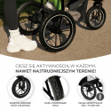 HELSI Kinderkraft Sportowy trójkołowy wózek do biegania do 22 kg - DEEP BLACK