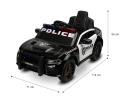 Dodge Charger Police Toyz akumulatorowiec pojazd na akumulator - WHITE