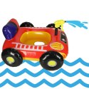Kółko do pływania dla niemowląt koło pontonik dla dzieci dmuchany z siedziskiem samochód broń wodna 77x85cm max 22kg 3lata