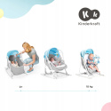 UNIMO UP KinderKraft leżaczek 5w1 0-18kg kołyska, bujaczek, krzesełko, łóżeczko - Blue
