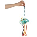 Zabawka sensoryczna gryzak Montessori dla niemowląt linki przyciski sznurki