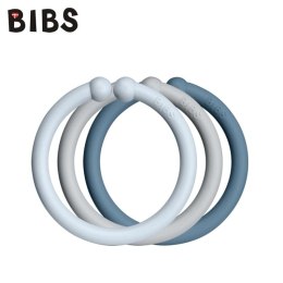 BIBS LOOPS 12-PACK - BABY BLUE & CLOUD & PETROL
