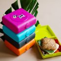 Carl Oscar Kids Sandwich Box Pojemnik na przekąski i kanapki Purple - Cow