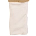 Hi Little One śpiworek dwustronny z nogawkami TOG 1,5 BIO muślin SLIM BAG BEIGE/WHITE roz M