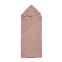 Jollein ręcznik z kapturkiem dla Niemowlaka 75x75 cm MUSLIN Rosewood