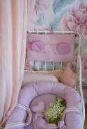 Hi Little One organizer przybornik do łóżeczka MOUSE Blush/Baby Pink