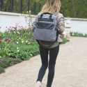 DUAL JOISSY to niezwykle stylowy i praktycznie zaprojektowany plecak z funkcją torby - grey melange